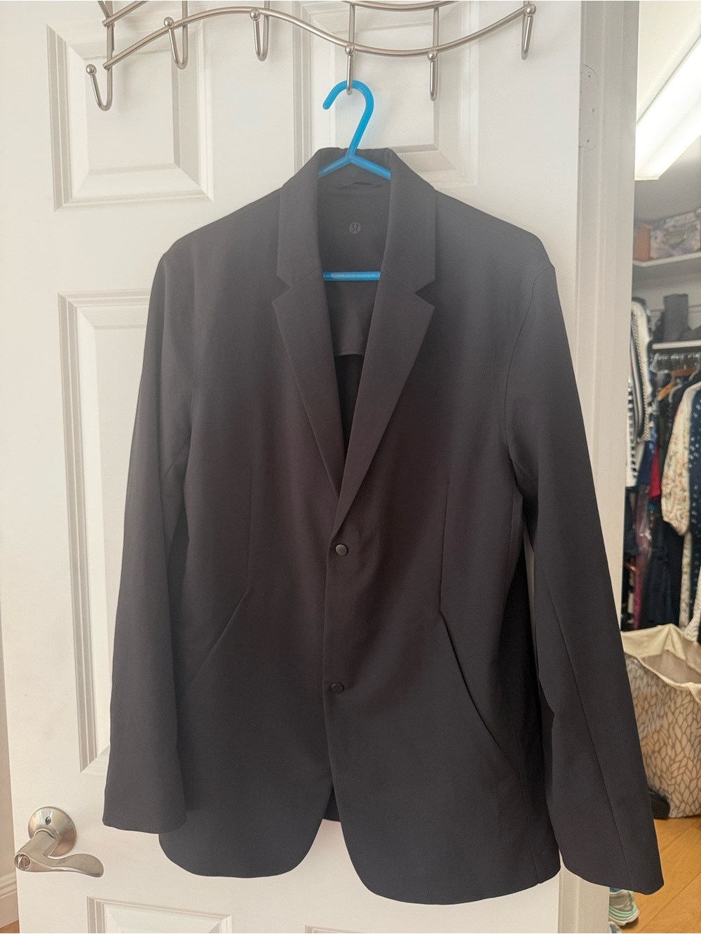 Lululemon Men's Black Venture Blazer - Two-snap Jacket